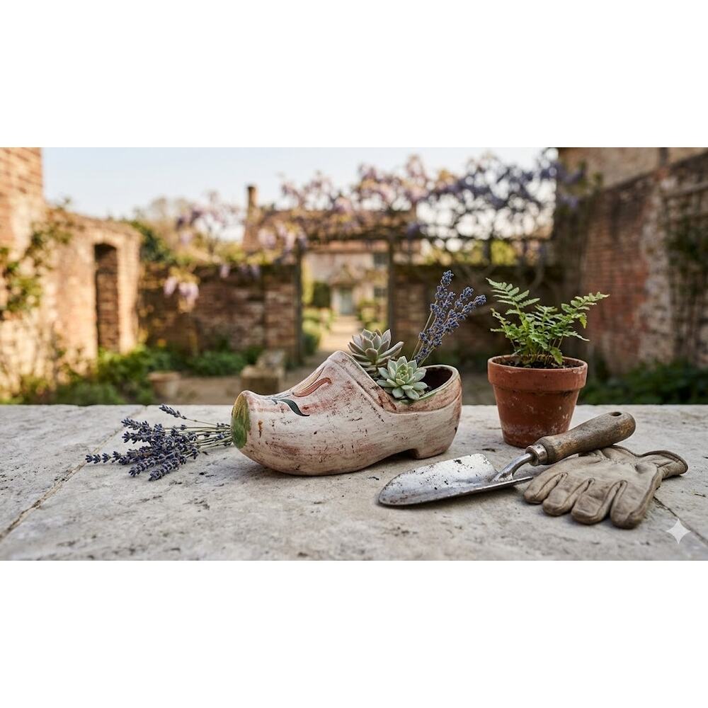 Stangl Pottery Pennsylvania Dutch Clog Planter | Vintage MCM
